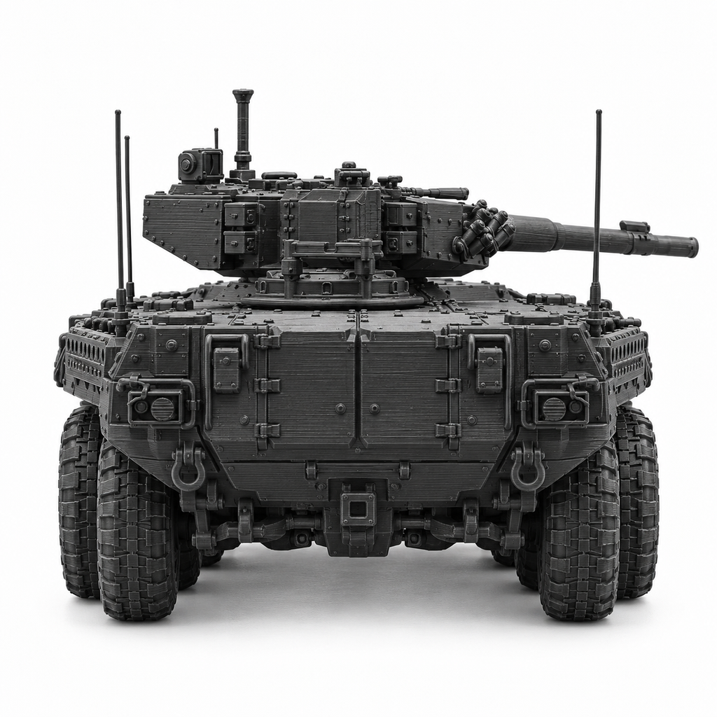 SSMODEL 1/72 1/144 Multi Scale M1128 Stryker US Tank Resin Model Kit TSS0724