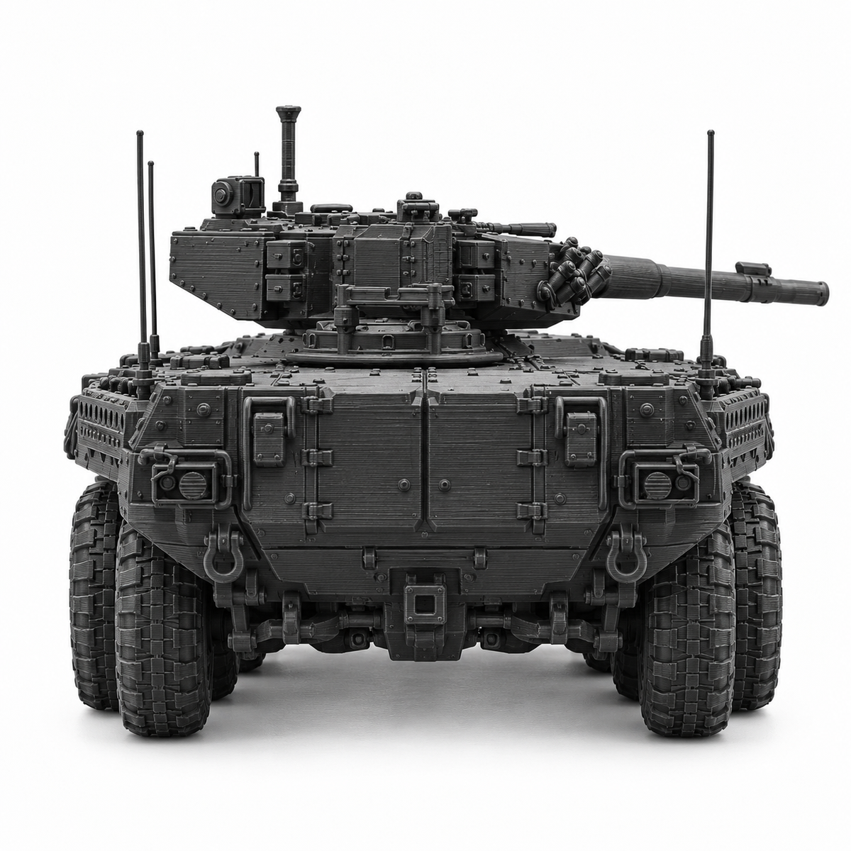 SSMODEL 1/72 1/144 Multi Scale M1128 Stryker US Tank Resin Model Kit TSS0724 — detail view 4