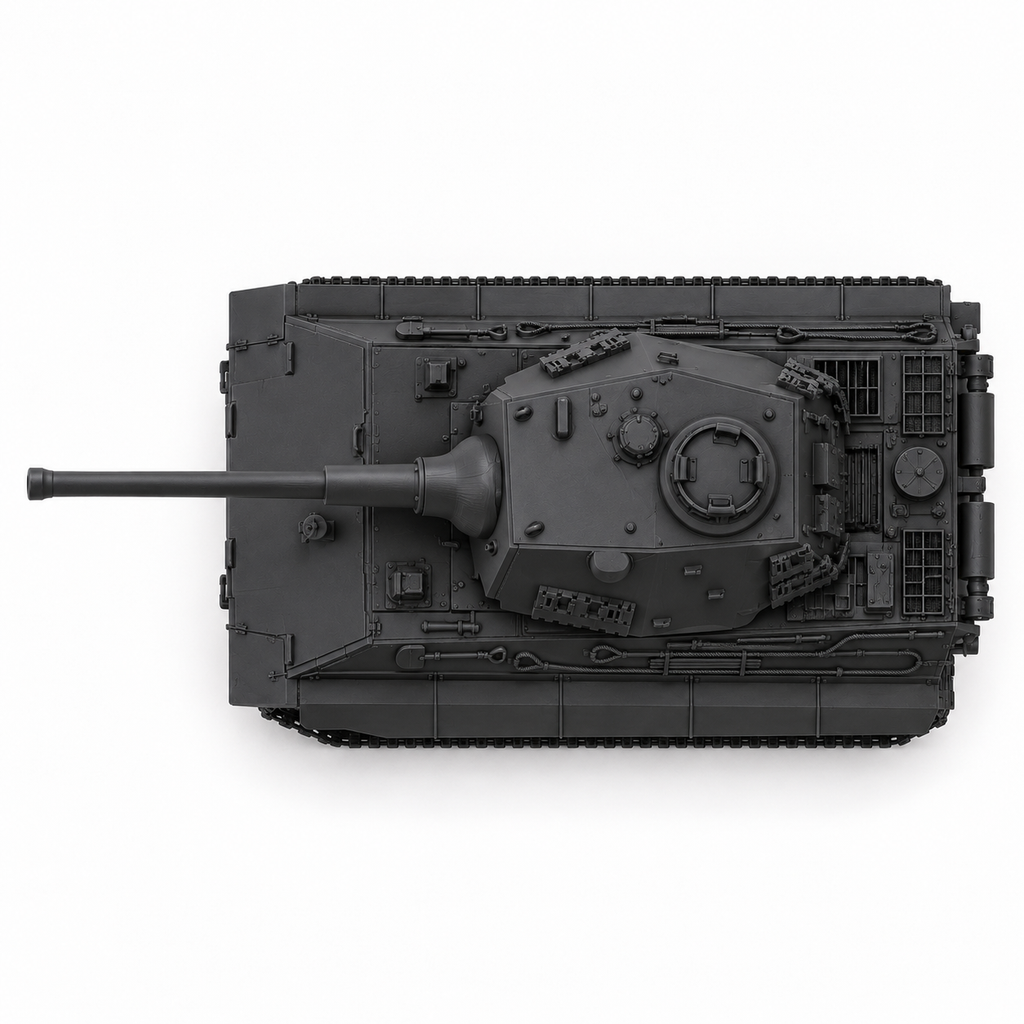 SSMODEL 1/72 1/144 Multi Scale Panzer E-75 Tank MODEL kit TSS1324