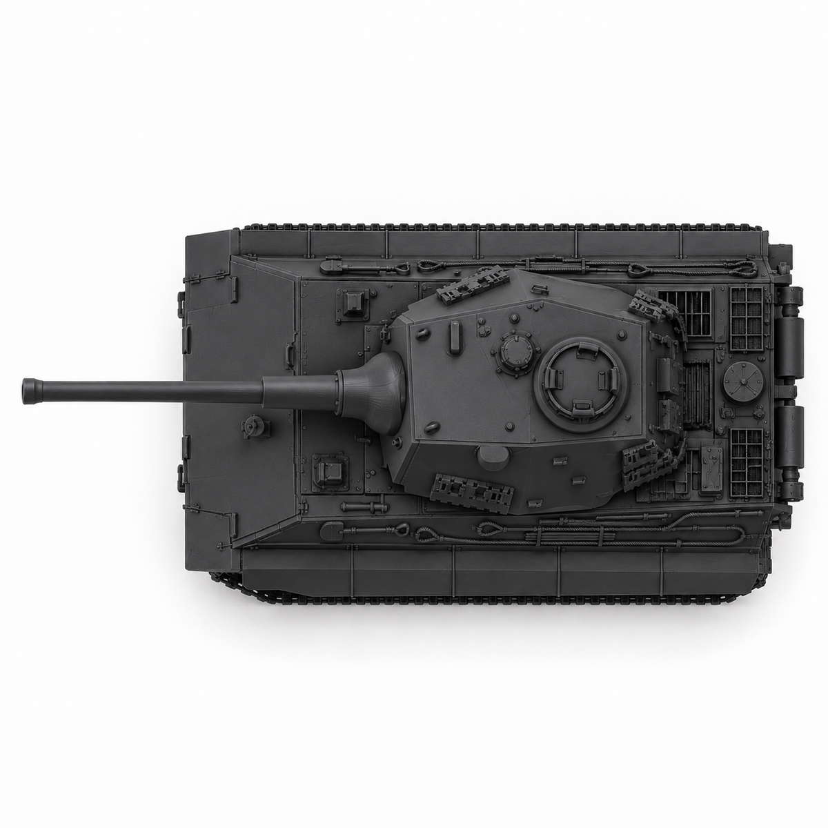 SSMODEL 1/72 1/144 Multi Scale Panzer E-75 Tank MODEL kit TSS1324 — detail view 4