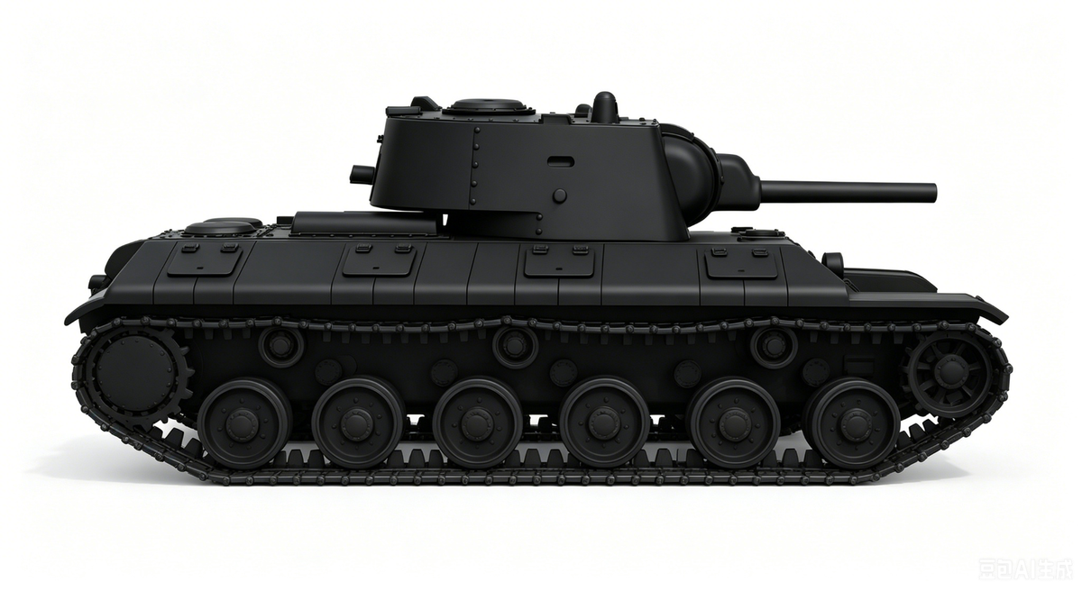 SSMODEL 1/72 1/144 Multi Scale KV-1 pre-serial prototypes tank MODEL kit TSS0146 — detail view 2