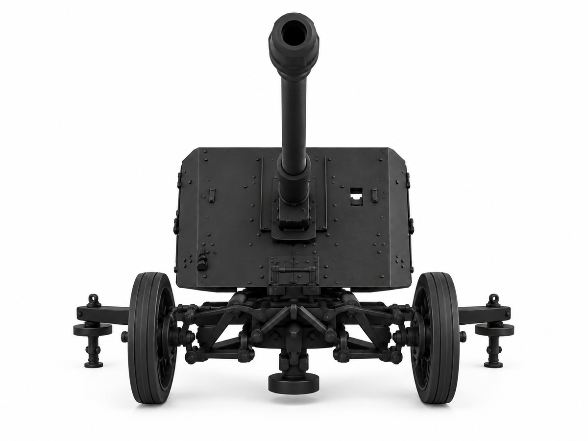 SSMODEL 1/72 1/144 Multi Scale 88mm anti-tank Pak 43 Germany Resin MODEL TSS1444 — detail view 3