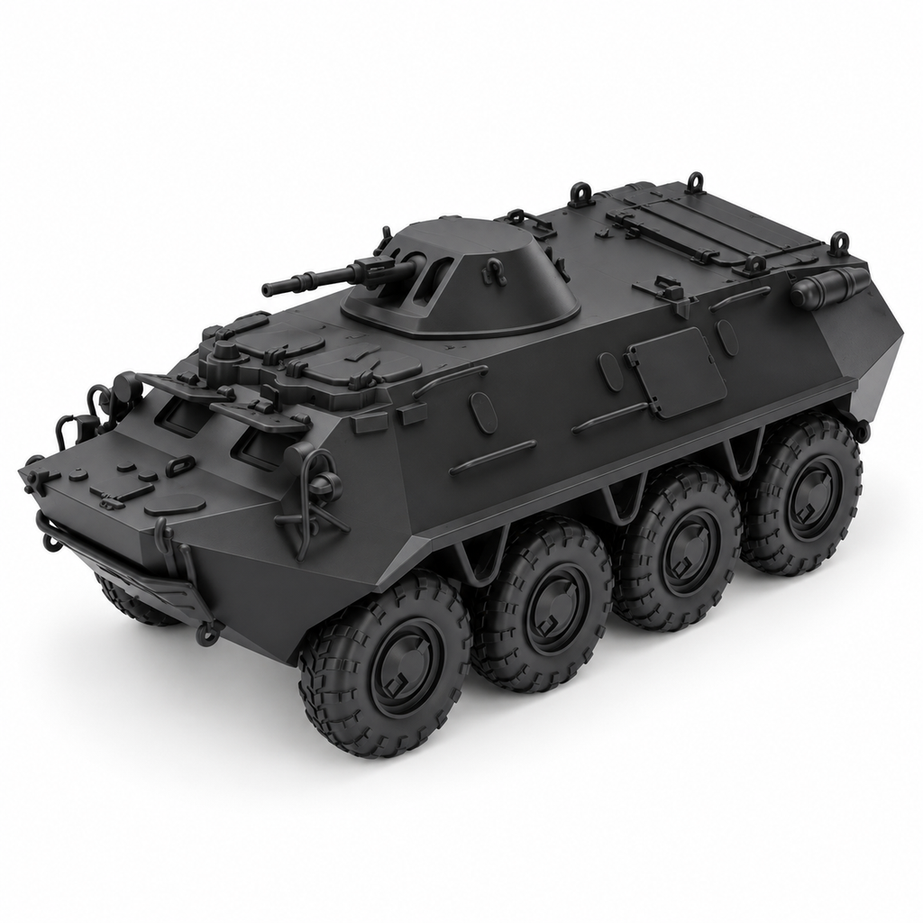 SSMODEL 1/72 1/144 BTR-60 Soviet Cold War 8x8 Carrier Resin Model Kit TSS1554