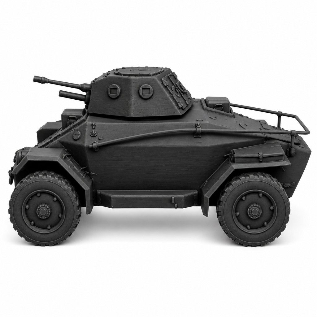 SSMODEL 1/72 1/144 Multi-Scale Hungarian WW2 17 Vehicles Resin Model Kit TSS0804