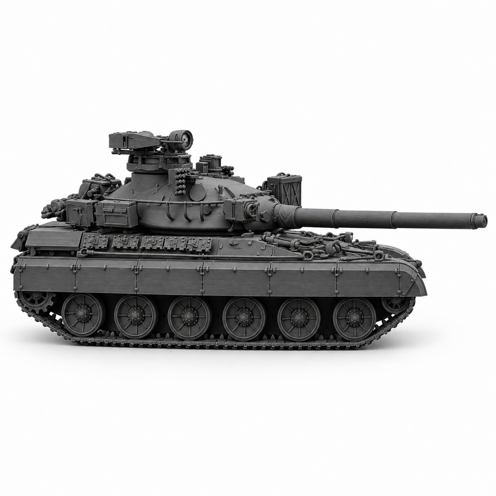 SSMODEL 1/72 1/144 Multi Scale AMX-30B2 Tank Resin Model Kit TSS0708