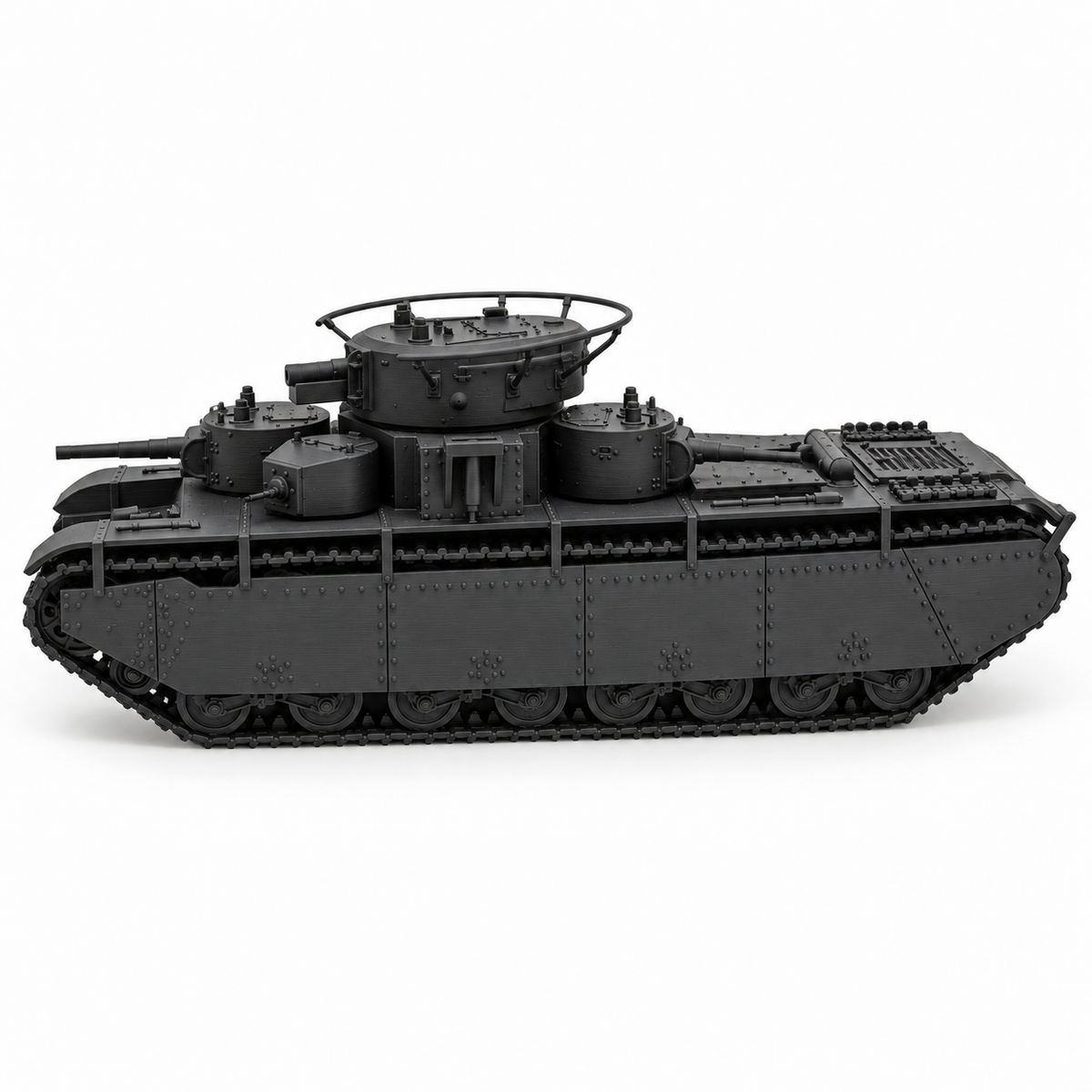 SSMODEL 1/72 1/144 WWII Soviet T-35A Heavy Tank Multi-Turret Resin Model TSS1249 — detail view 3