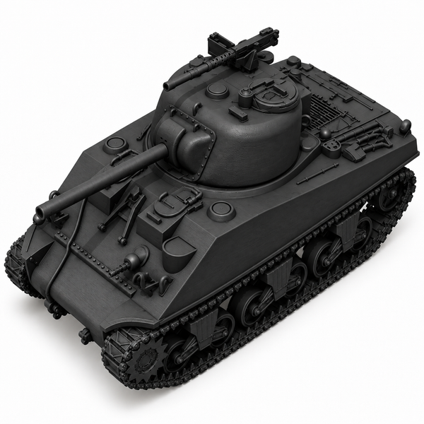 SSMODEL1/72 1/144 Multi-Scale M4A2 Sherman (early) US medium TANK Model TSS0217