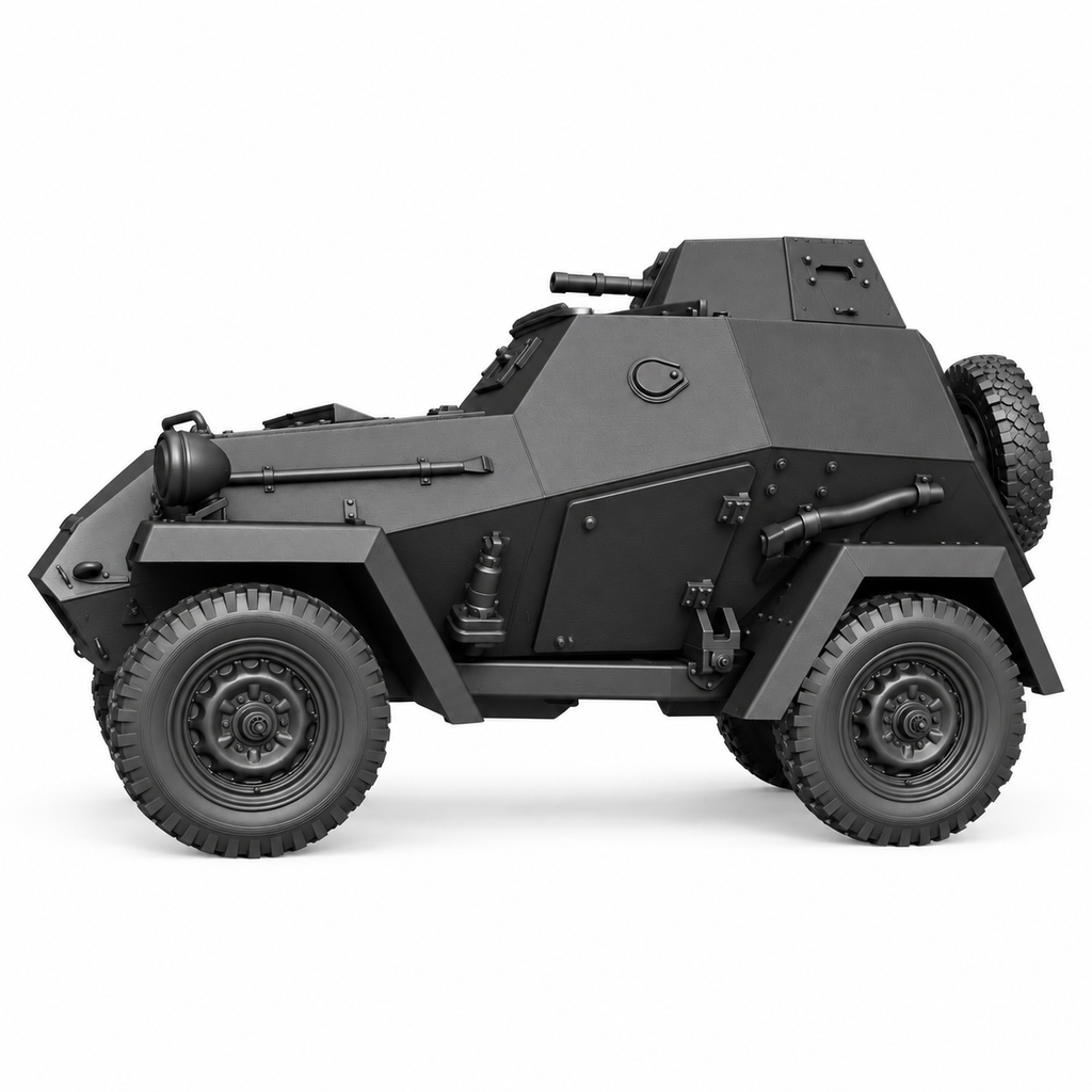 SSMODEL 1/72 1/144 WWII Soviet BA-64B Armored Scout Car Resin Model Kit TSS1225