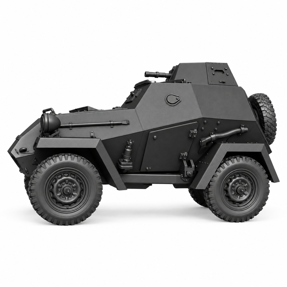 SSMODEL 1/72 1/144 WWII Soviet BA-64B Armored Scout Car Resin Model Kit TSS1225 — detail view 5