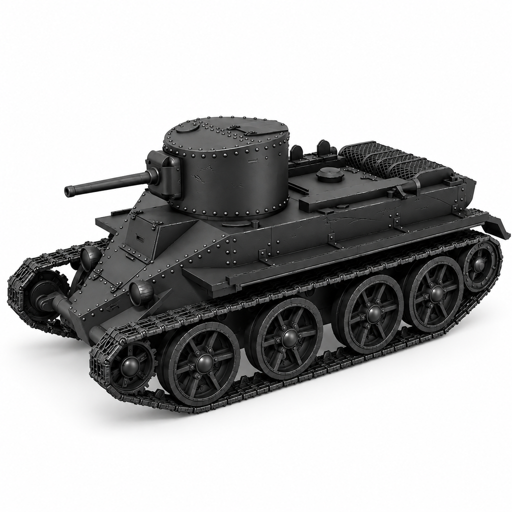 SSMODEL1/72 1/144 Multi Scale BT-2 Tank  Resin Model Kit TSS0561