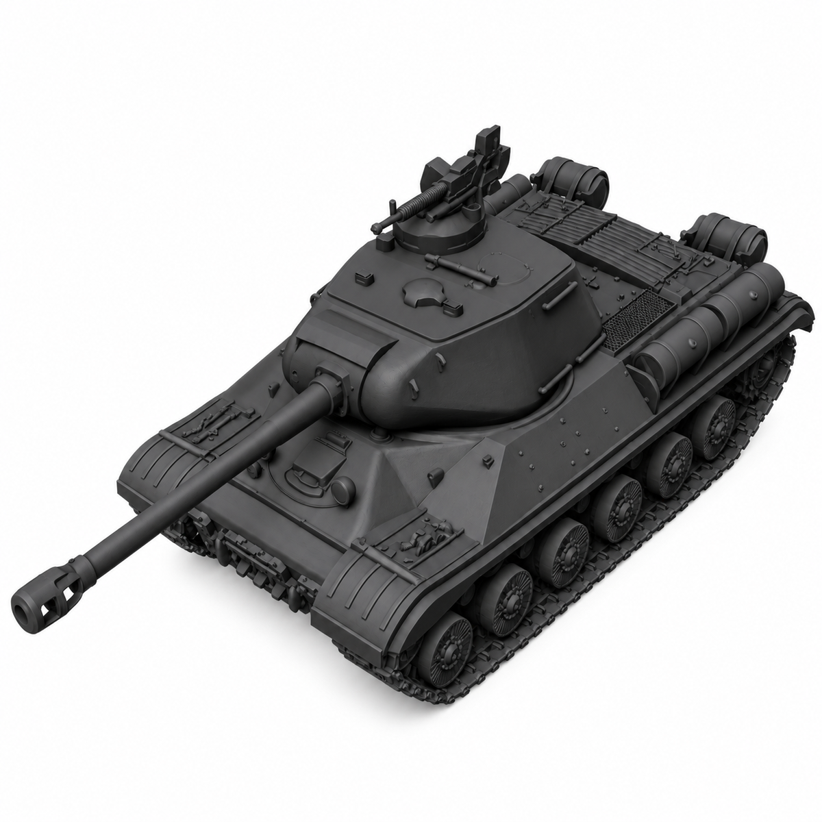 SSMODEL 1/72 1/144 Multi Scale IS-2M Tank Resin MODEL kit TSS0025 — detail view 2