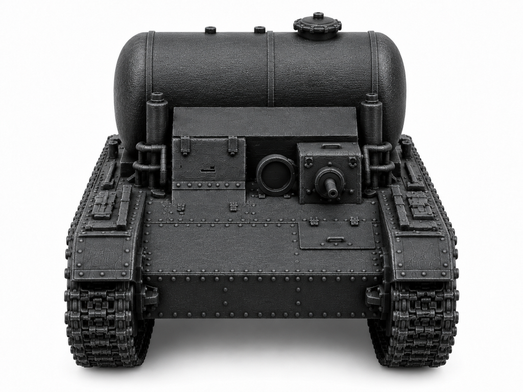 SSMODEL 1/72 1/144 Multi Scale TR-26Ts T-26 Fuel tank Resin Model Kit TSS0077