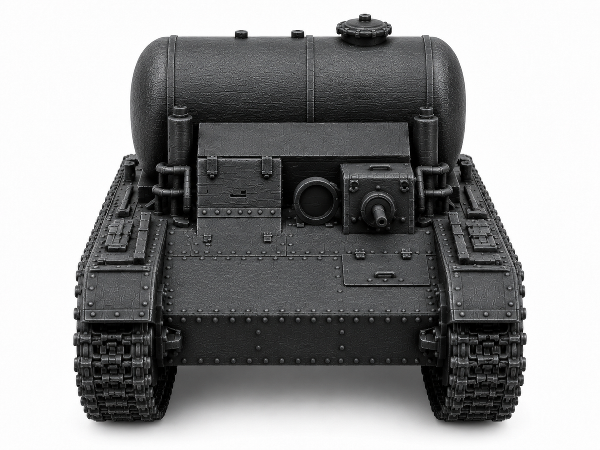 SSMODEL 1/72 1/144 Multi Scale TR-26Ts T-26 Fuel tank Resin Model Kit TSS0077 — detail view 4