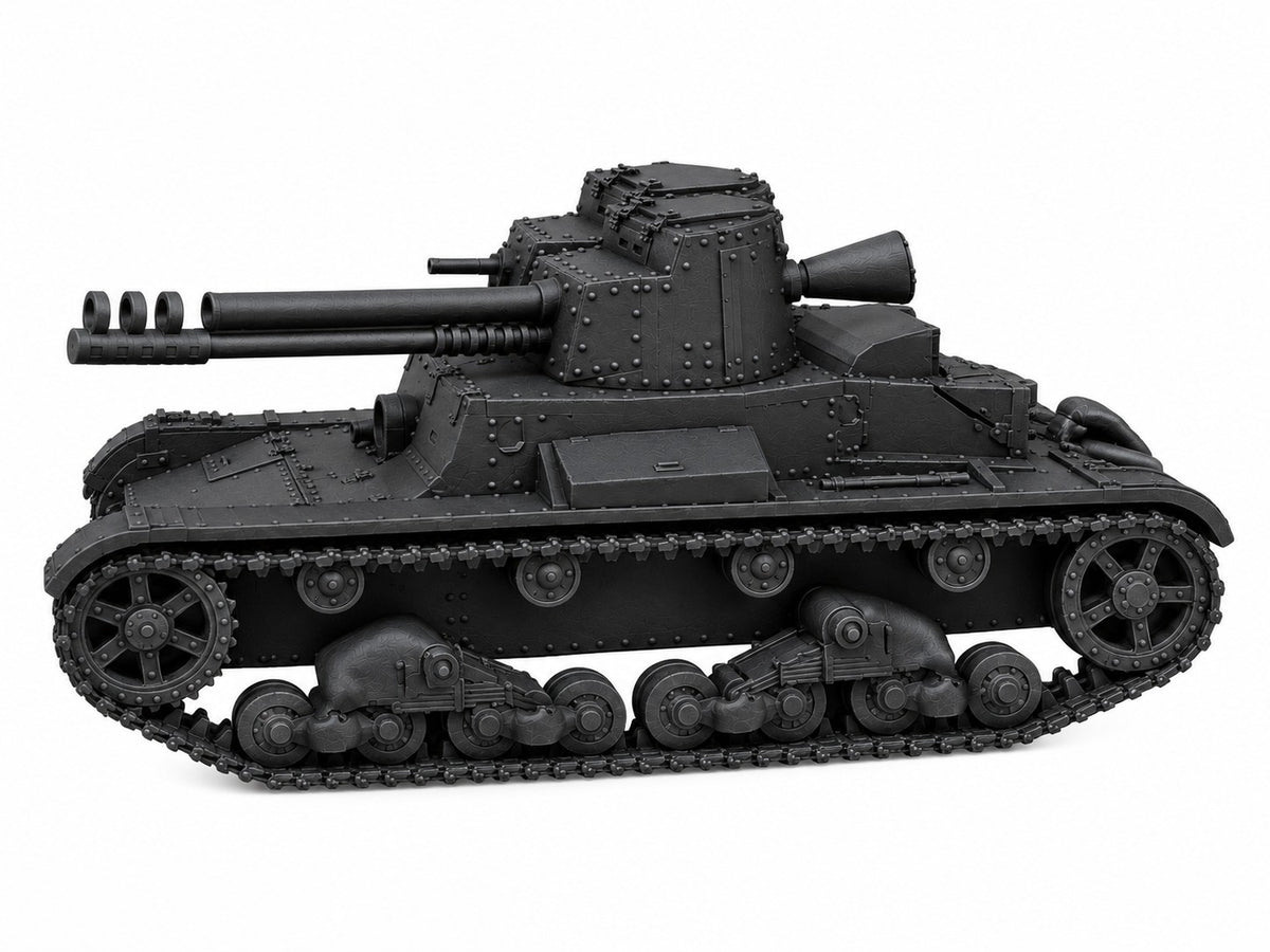 SSMODEL 1/72 1/144 Multi Scale T-26 mod1931 recoilless cannon tank Model TSS0078 — detail view 5
