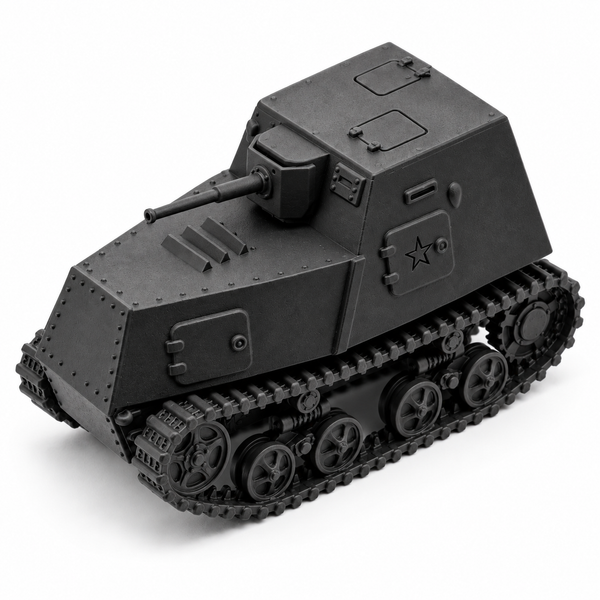 SSMODEL 1/72 1/144 WWII KhTZ-16 Tractor Tank Improvised Resin Model Kit TSS1253