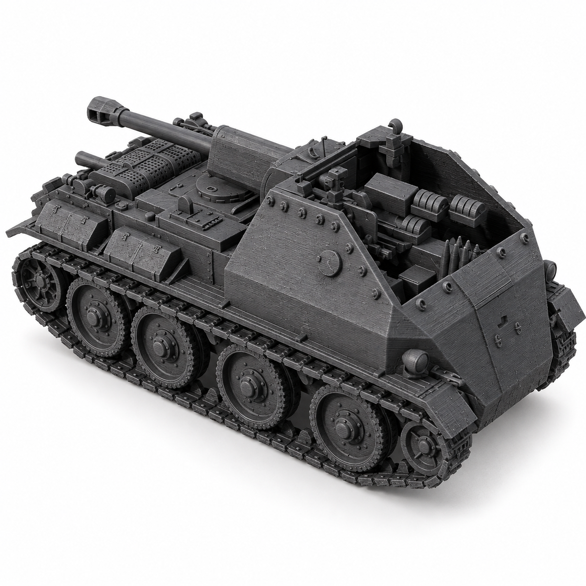SSMODEL 1/72 1/144Multi Scale SU-7 Soviet fictional propelled tank MODEL TSS0486 — detail view 6
