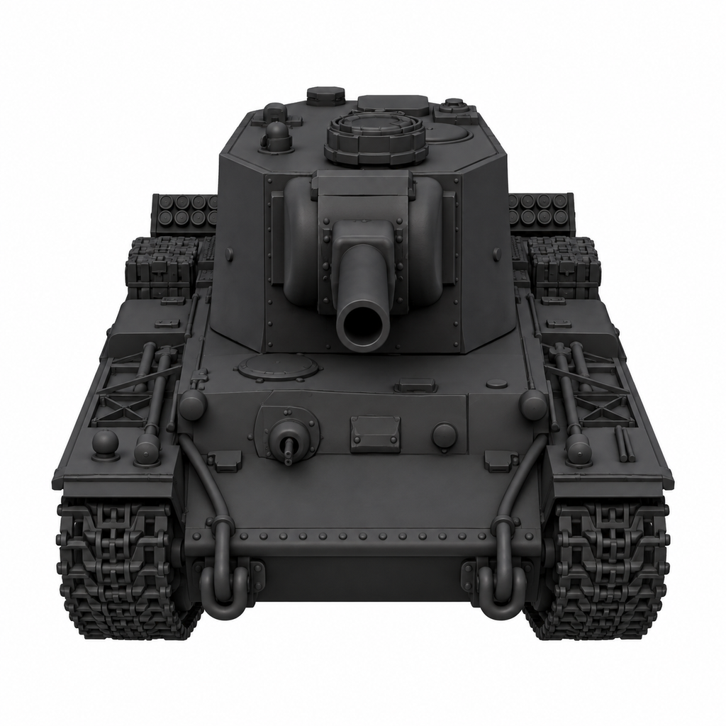 SSMODEL 1/72 1/144 Multi Scale Pz.Kpfw. KW II 754 r tank Resin Model Kit TSS0179