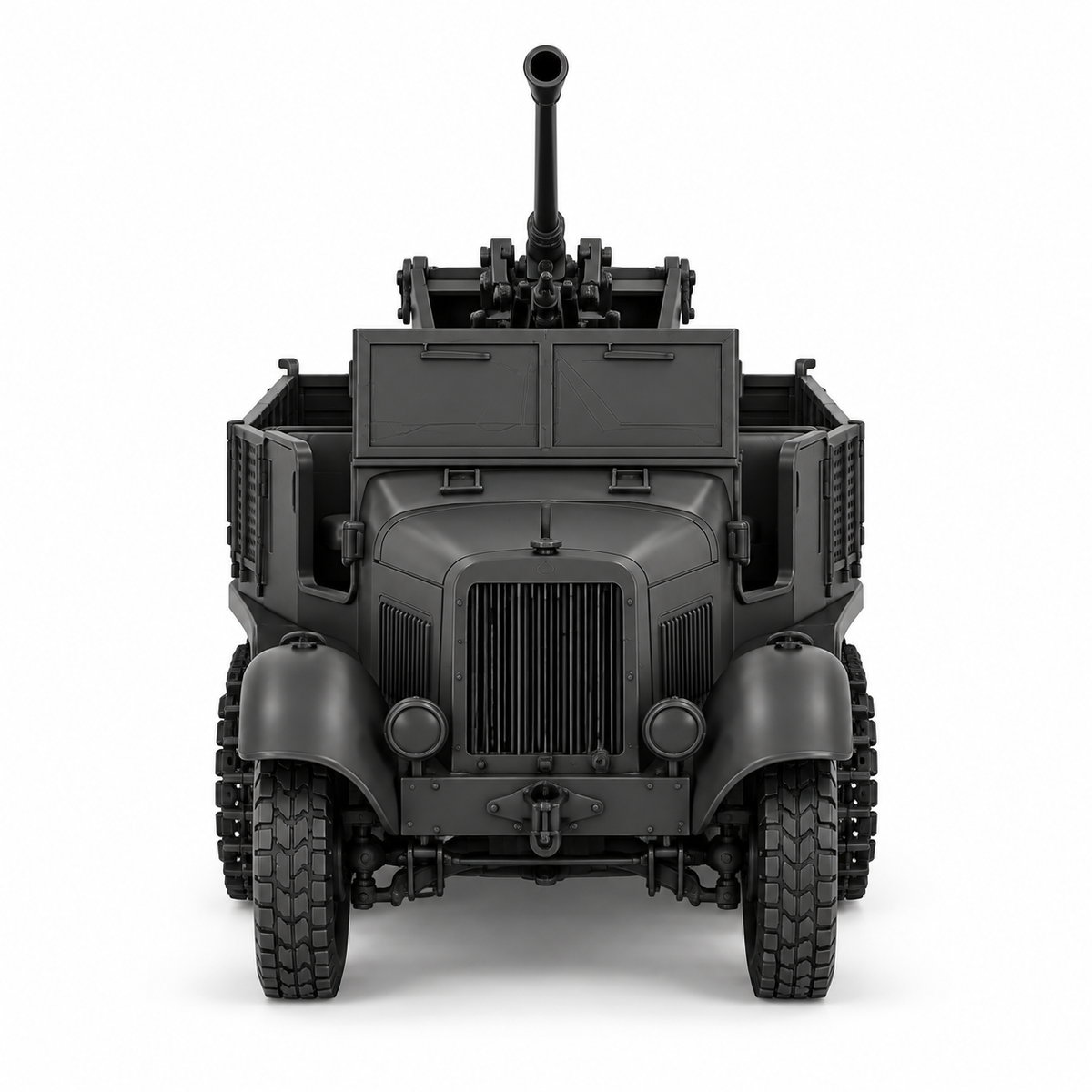 SSMODEL 1/72 1/144 Sd.Kfz.6/2 3.7cm Flak 36 Half-Track Resin Model Kit TSS1530 — detail view 2