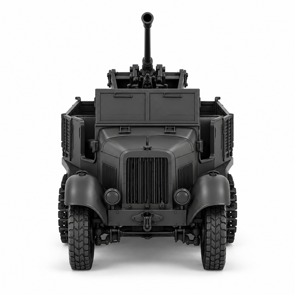 SSMODEL 1/72 1/144 Sd.Kfz.6/2 3.7cm Flak 36 Half-Track Resin Model Kit TSS1530
