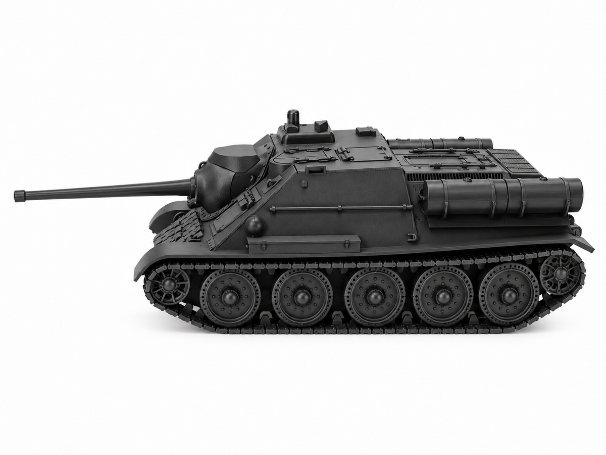 SSMODEL 1/72 1/144 Multi Scale SU-85 self-propelled gun USSR WW2 MODEL TSS1362 — scale model kit