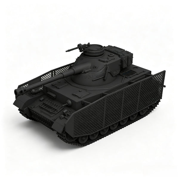 SSMODEL 1/72 1/144  Pz.Kpfw.IV Ausf.J mit Wiegenturm tank MODEL kit TSS0321