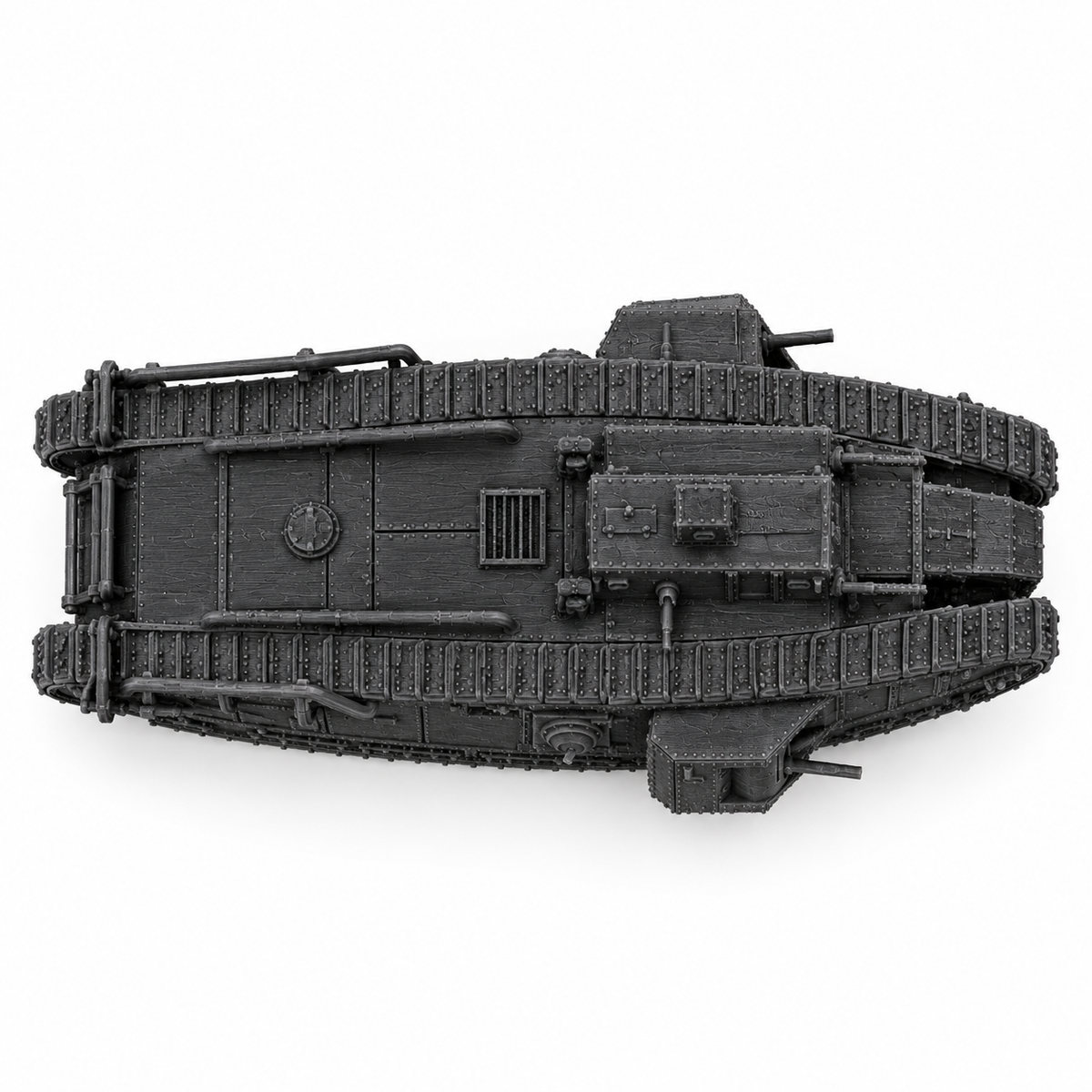 SSMODEL 1/72 1/144Multi Scale Mark VIII Liberty WW1 Tank Resin Model Kit TSS0732 — detail view 3