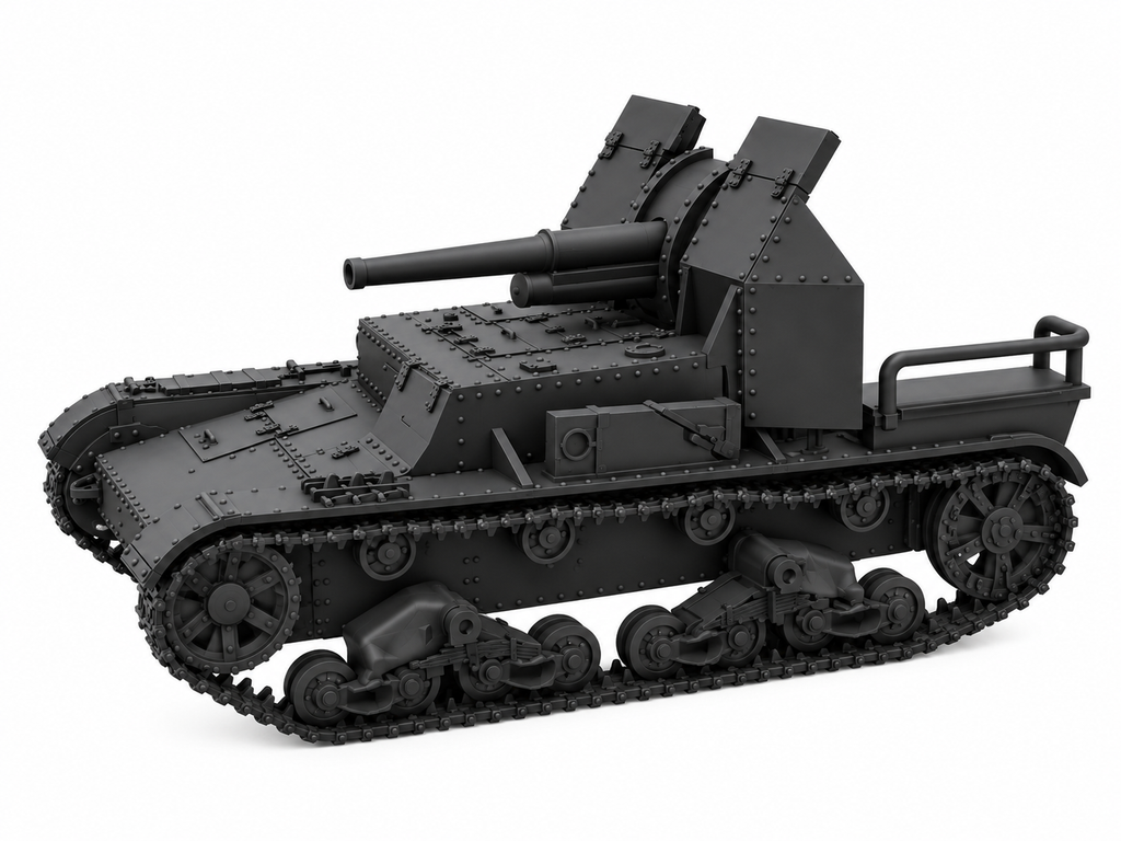 SSMODEL 1/72 1/144 Multi Scale SU-5 tank Resin Model Kit TSS0080