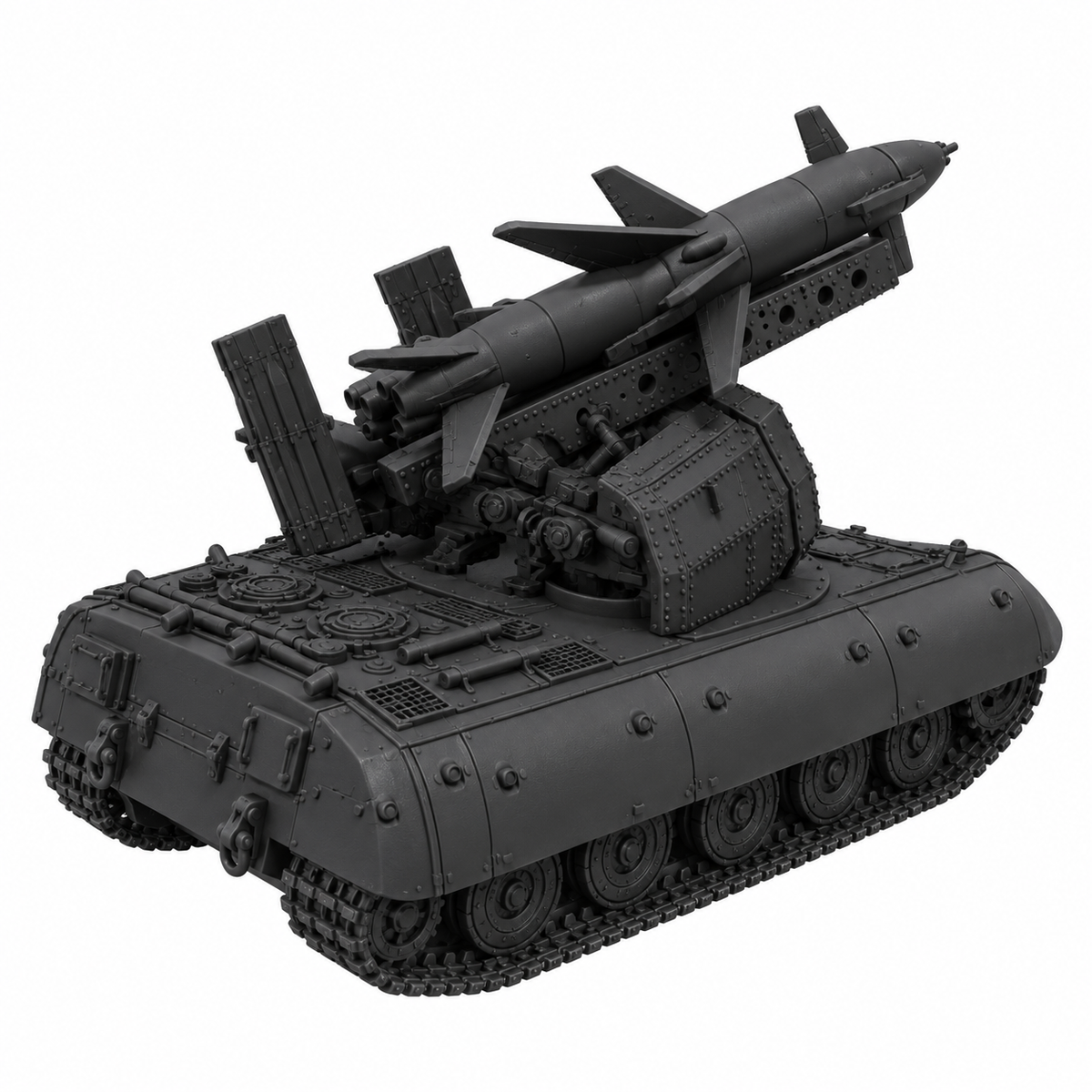 SSMODEL 1/72 1/144 Multi Scale Rheintochter auf E-100 german tank MODEL TSS0510 — detail view 4