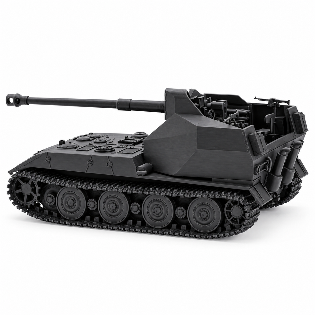 SSMODEL 1/72 1/144 WW2 German Waffentrager auf E100 Tank Resin Model Kit TSS1008