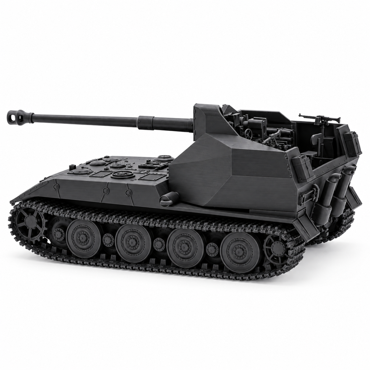 SSMODEL 1/72 1/144 WW2 German Waffentrager auf E100 Tank Resin Model Kit TSS1008 — detail view 3