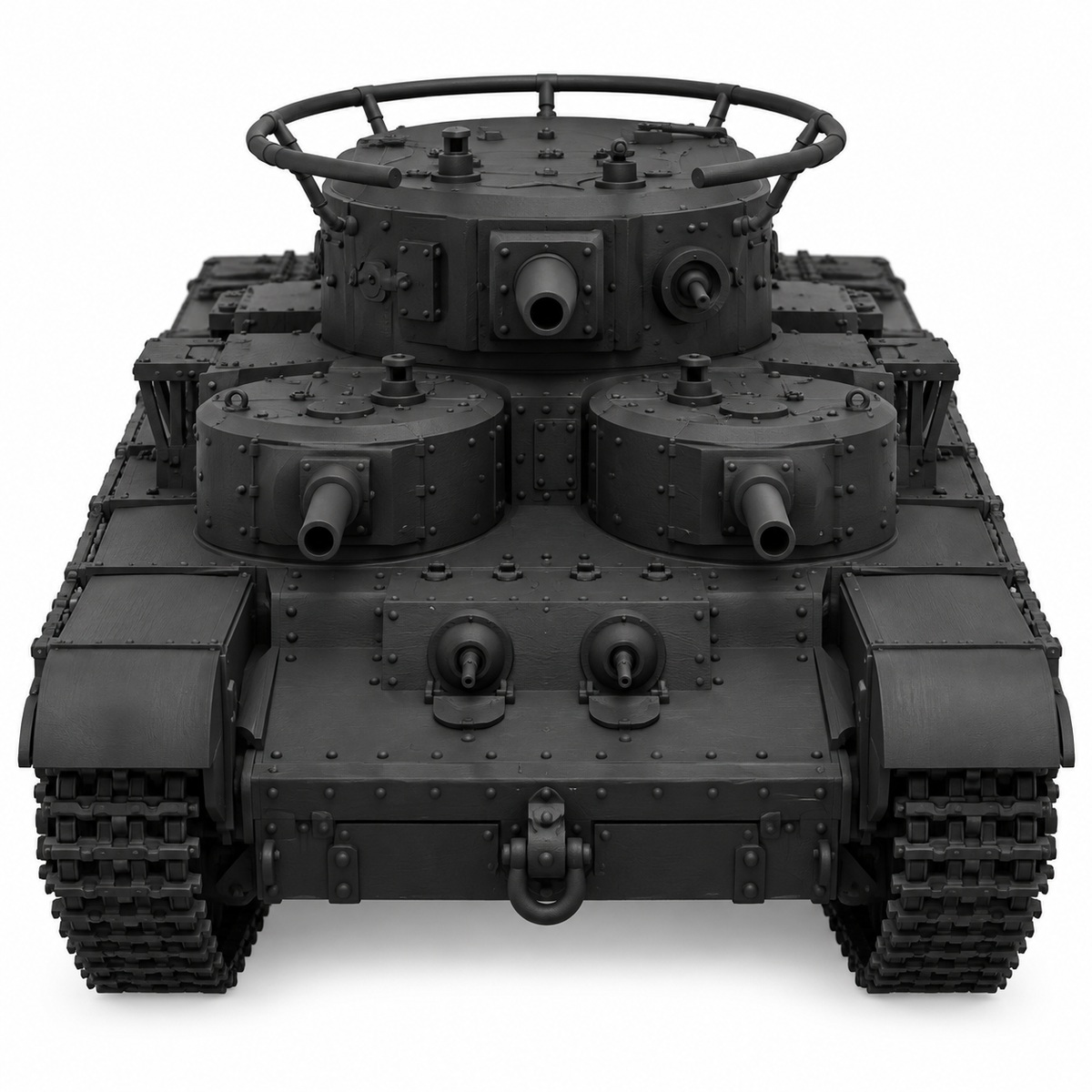 SSMODEL 1/72 1/144 Multi Scale T-35 Tank Resin MODEL KIT TSS0521 — detail view 2