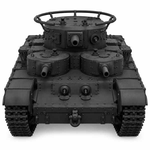 SSMODEL 1/72 1/144 Multi Scale T-35 Tank Resin MODEL KIT TSS0521