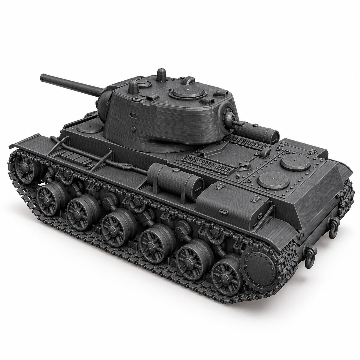 SSMODEL 1/72 1/144 Multi Scale KV-1 (ChKZ) Soviet heavy tank MODEL kit TSS0125 — scale model kit