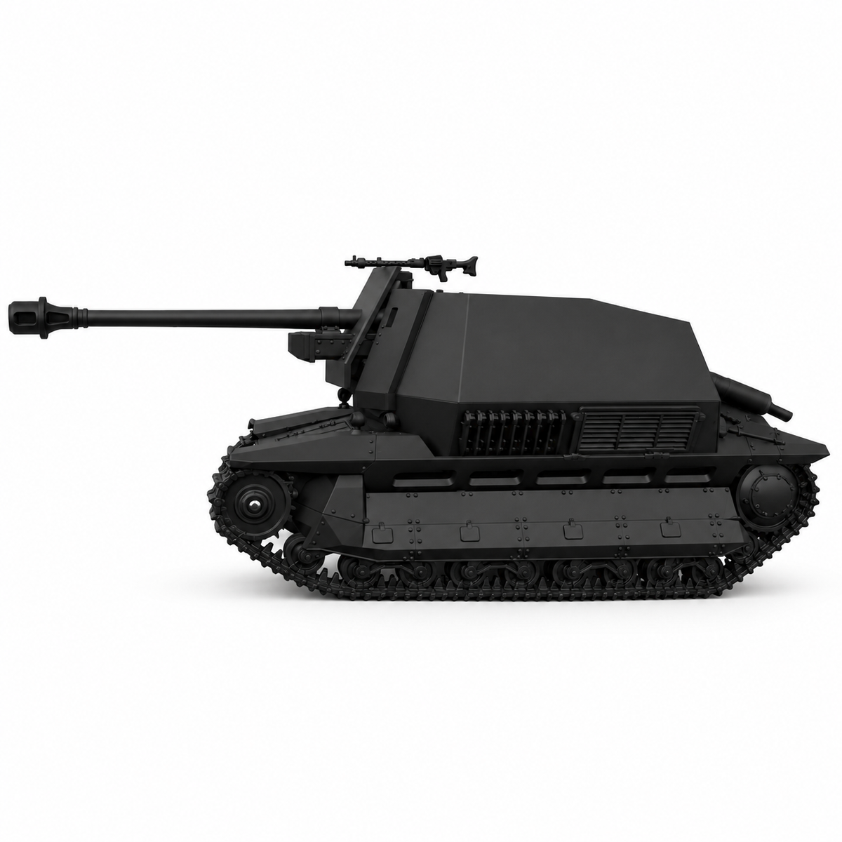 SSMODEL 1/72 1/144 Pak 40 auf Panzerkampfwagen 737 FCM f Resin MODEL KIT TSS0905 — detail view 4