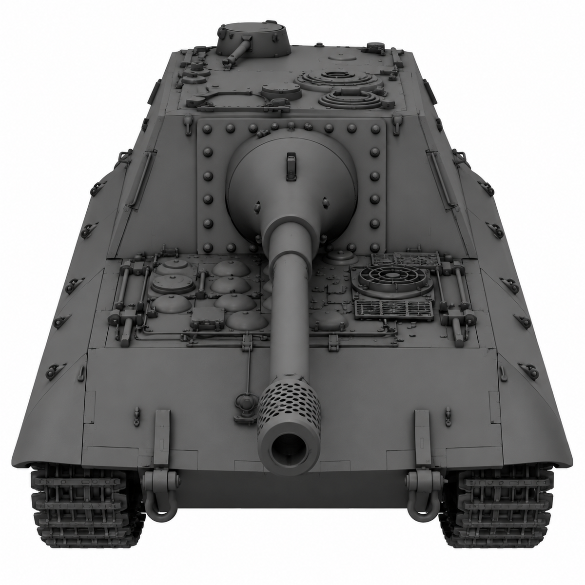 SSMODEL 1/72 1/144 Multi Scale Jagdpanzer E-100 var Tank Resin MODEL kit TSS0343 — detail view 2