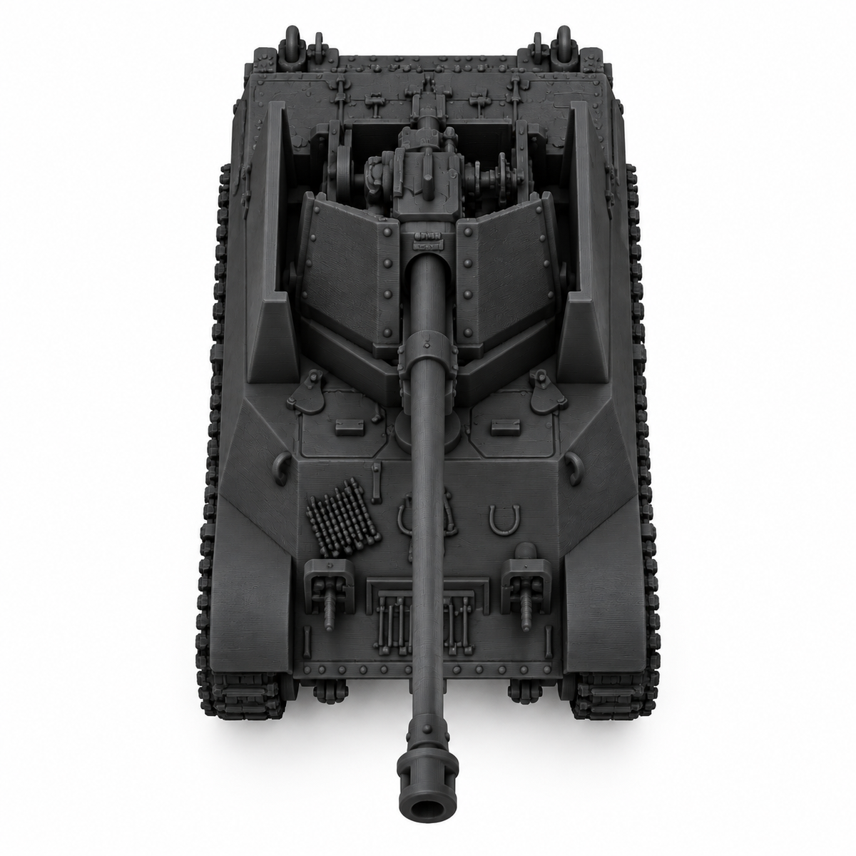 SSMODEL 1/72 1/144 M3A3 with Pak 40 Yugoslav light tank Resin Model Kit TSS0269 — detail view 3