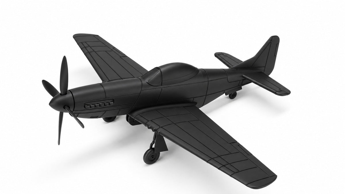 SSMODEL 1/72 1/144 North American P-51D Mustang+3 Pilots Resin Model Kit RSS0051 — scale model kit