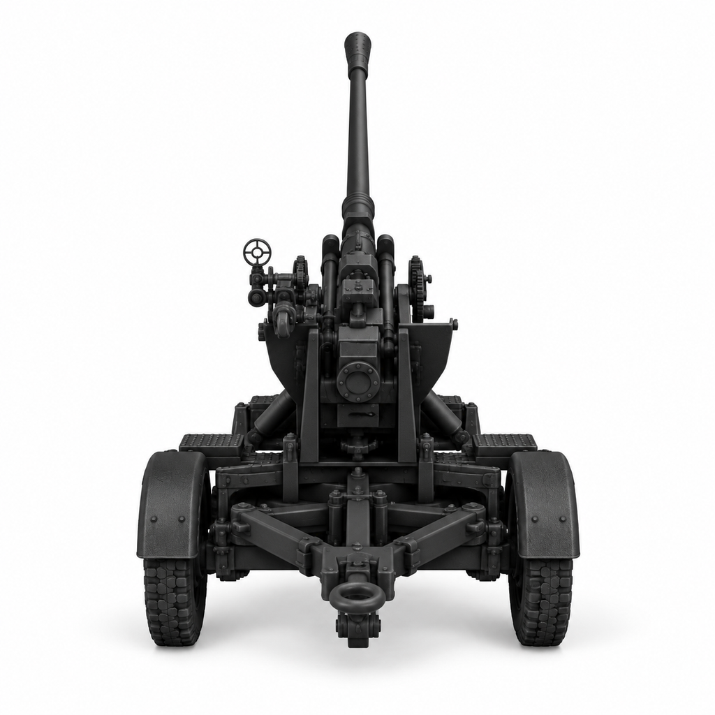 SSMODEL 1/72 1/144 AA-gun 2cm Flak30 on wheels on cross Gunner Resin KIT TSS1446