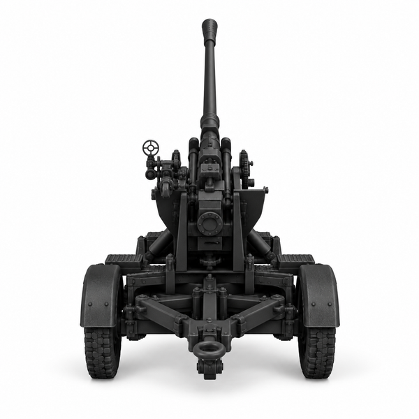 SSMODEL 1/72 1/144 AA-gun 2cm Flak30 on wheels on cross Gunner Resin KIT TSS1446