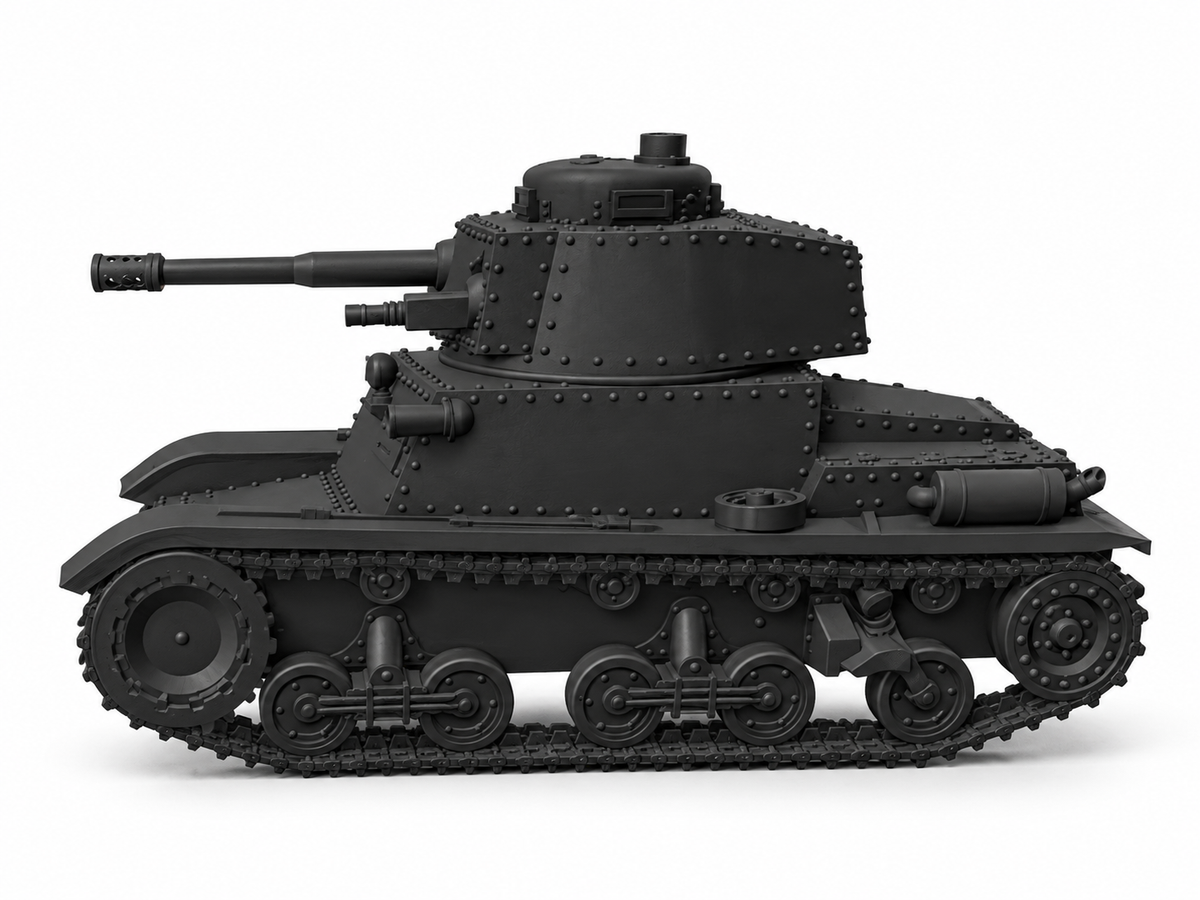 SSMODEL 1/72 1/144 Multi Scale S-I SPO tank Resin Model Kit TSS0277 — detail view 2