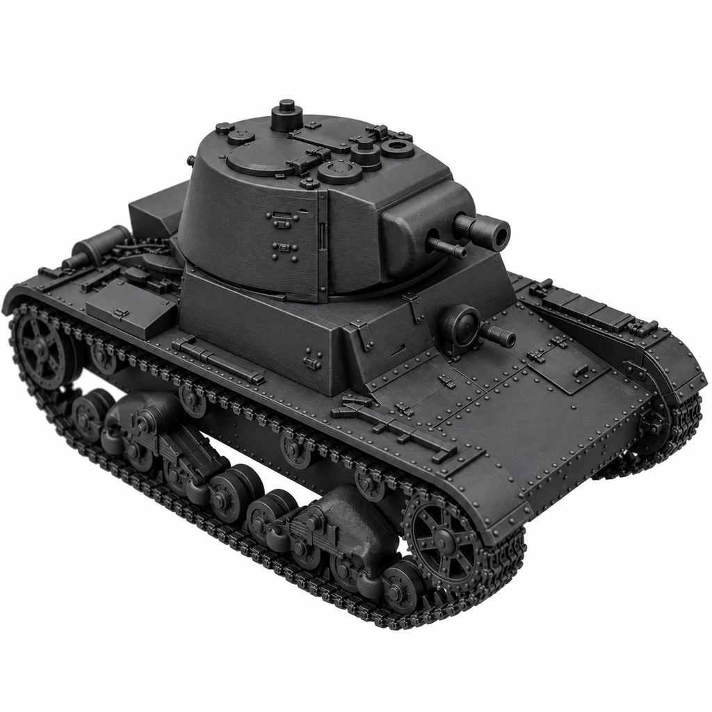 SSMODEL 1/72 1/144 Multi Scale T-26 mod.1939 tank Resin Model Kit TSS0087