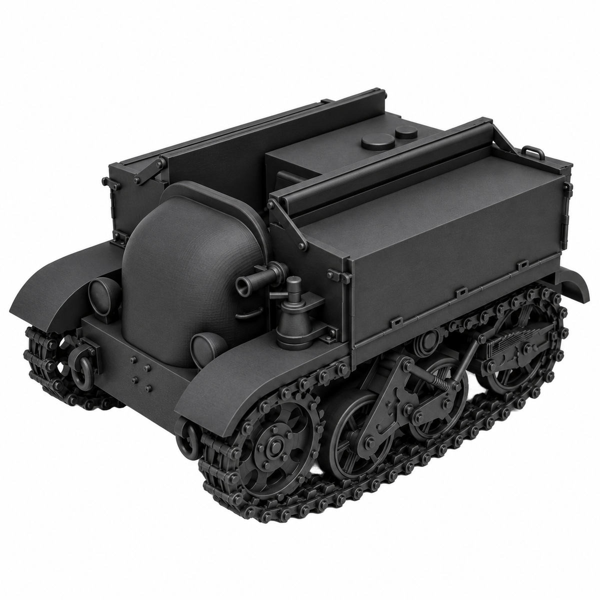 SSMODEL 1/72 1/144  Soviet Vanguard Artillery Tractor Tank MODEL kit TSS0016 — detail view 14