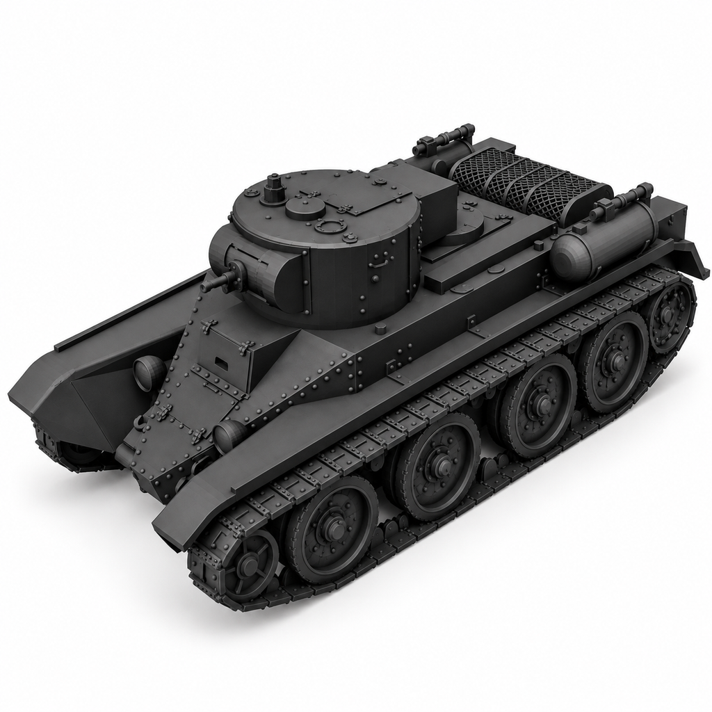 SSMODEL 1/72 1/144 Multi Scale  KhBT-5 Tank Resin MODEL TSS0574