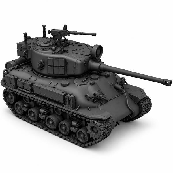 SSMODEL1/72 1/144 Multi Scale M51 Sherman Medium Tank Resin MODEL KIT TSS0240