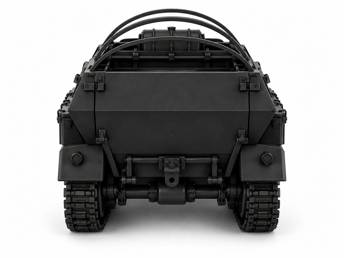SSMODEL 1/72 1/144 Multi Scale Sd.Kfz.251/8 Krankenpanzerwagen MODEL kit TSS1101 — detail view 3