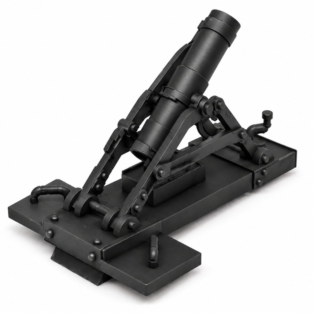 SSMODEL 1/72 1/144 Multi Scale 9cm G.R. Mortar Resin Scale Model Kit TSS0428