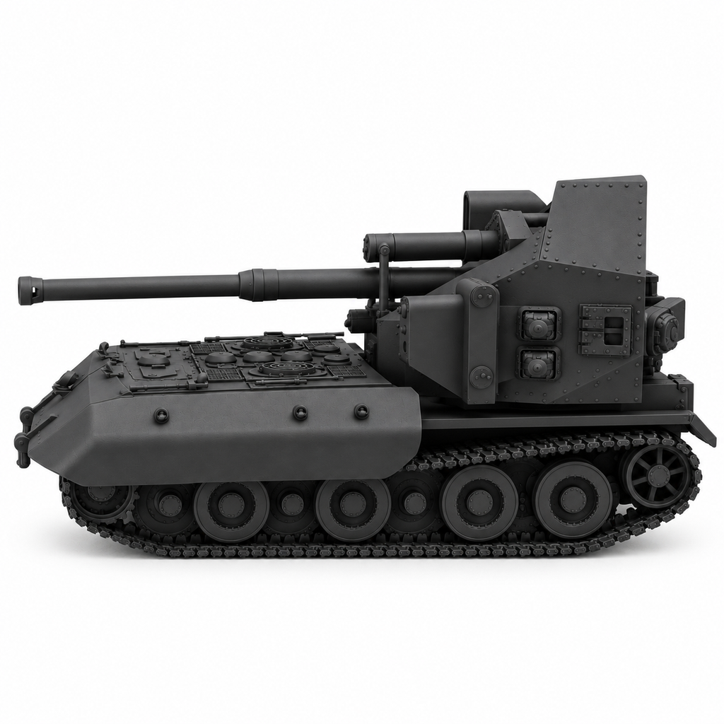 SSMODEL 1/72 1/144 Multi Scale Waffentrager E-100 tank Resin MODEL KIT TSS0504