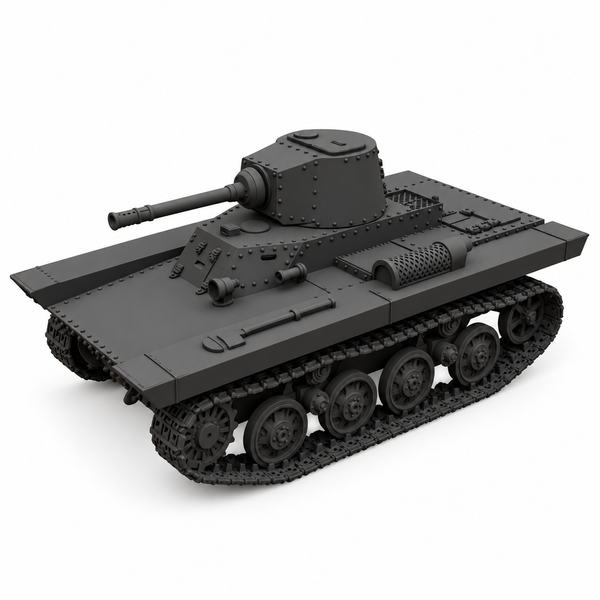 SSMODEL 1/72 1/144 Multi Scale PZInż 130 Tank Resin MODEL kit TSS0313