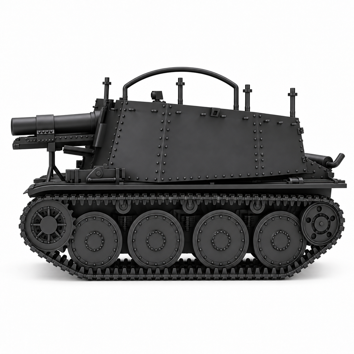 SSMODEL 1/72 1/144 sIG 33 auf Panzer 38t Ausf.H Grille Tank MODEL kit TSS1341 — detail view 16