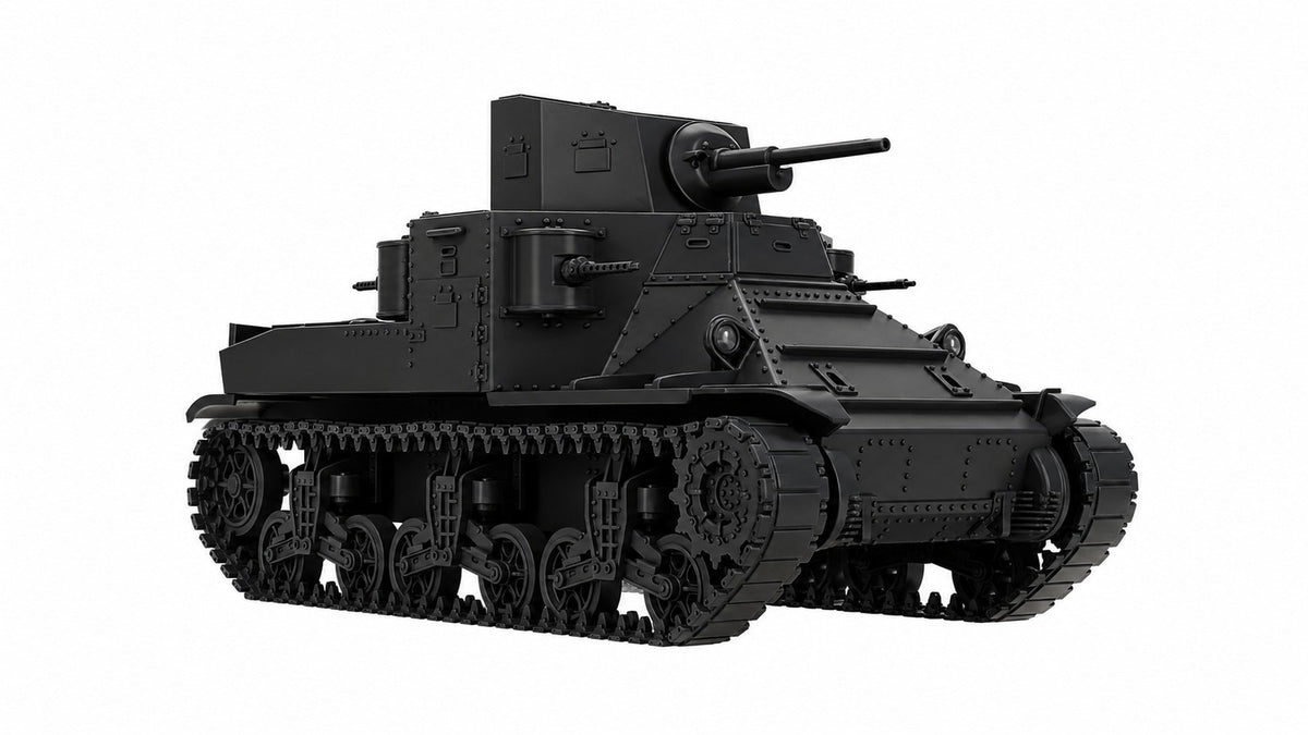 SSMODEL 1/72 1/144 Multi Scale M2A1 Medium tank US WW2 Tank MODEL kit TSS1128 — scale model kit